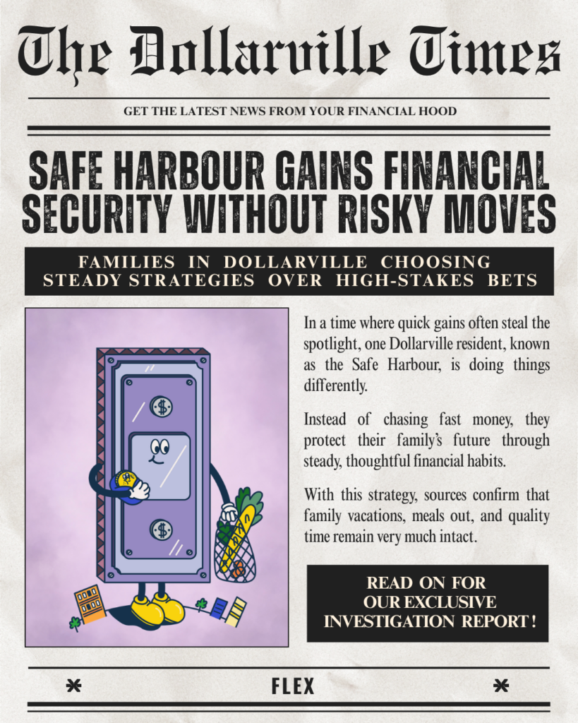 Safe Harbours protect their family's future through steady, thoughtful financial habits