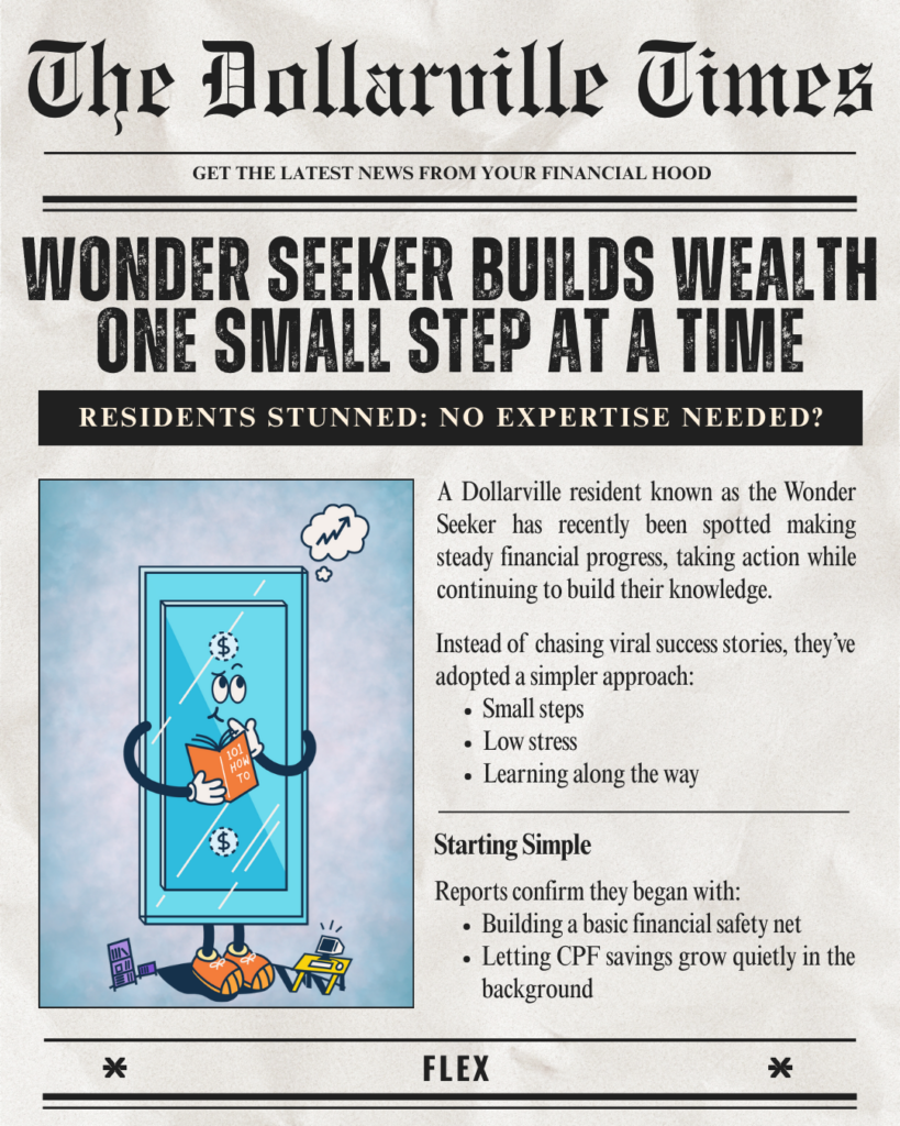 Wonder seeker builds wealth one step at a time. Residents stunned: No expertise needed?