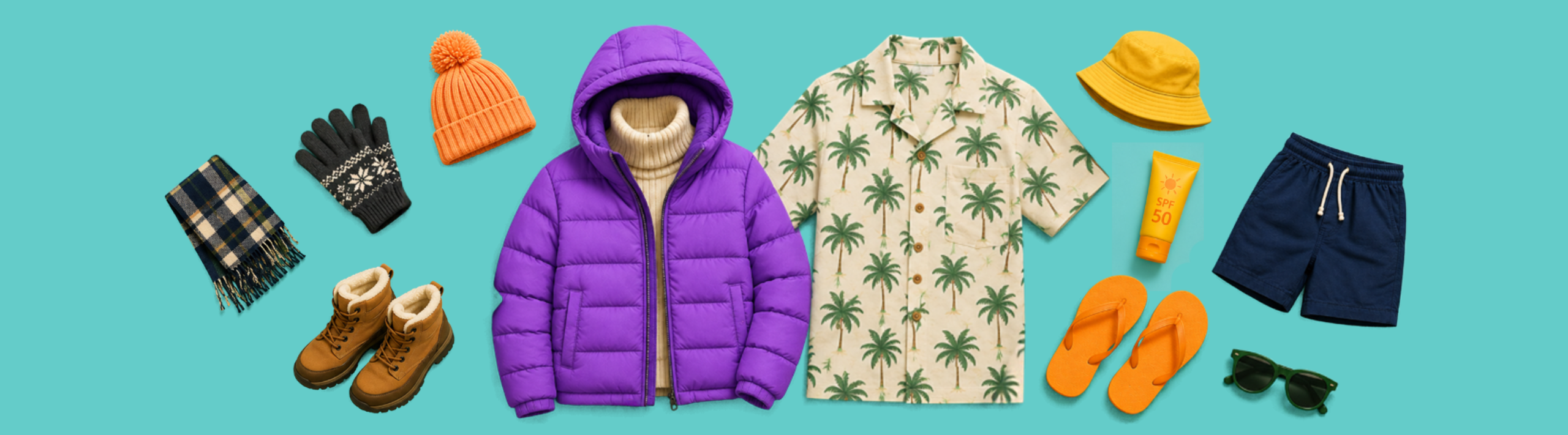 What you pack depends on where you're going